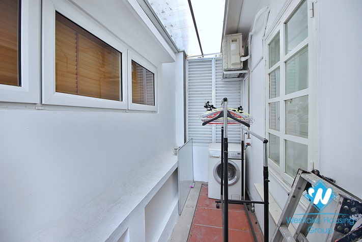 Charming apartment with big balcony for rent in Tay Ho, Ha Noi